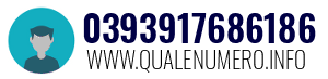 Numero di telefono 0393917686186 0393917686186