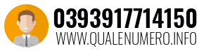 Numero di telefono 0393917714150 0393917714150