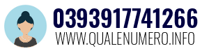 Numero di telefono 0393917741266 0393917741266