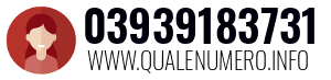 Numero di telefono 03939183731 03939183731
