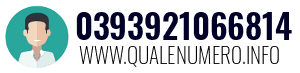 Numero di telefono 0393921066814 0393921066814
