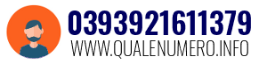 Numero di telefono 0393921611379 0393921611379