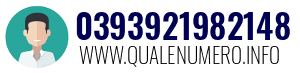 Numero di telefono 0393921982148 0393921982148