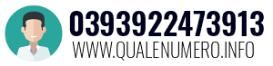 Numero di telefono 0393922473913 0393922473913