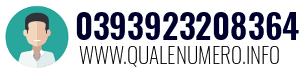 Numero di telefono 0393923208364 0393923208364