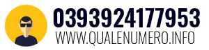 Numero di telefono 0393924177953 0393924177953