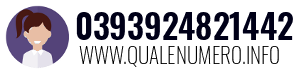 Numero di telefono 0393924821442 0393924821442
