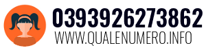 Numero di telefono 0393926273862 0393926273862