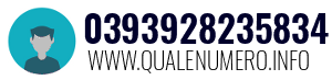 Numero di telefono 0393928235834 0393928235834
