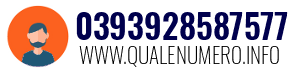 Numero di telefono 0393928587577 0393928587577