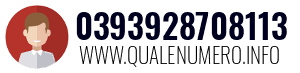 Numero di telefono 0393928708113 0393928708113