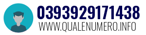 Numero di telefono 0393929171438 0393929171438