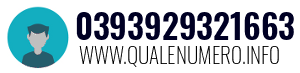 Numero di telefono 0393929321663 0393929321663