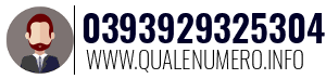 Numero di telefono 0393929325304 0393929325304