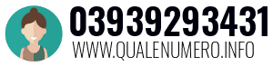 Numero di telefono 03939293431 03939293431