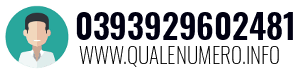Numero di telefono 0393929602481 0393929602481