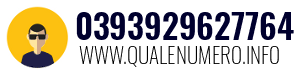 Numero di telefono 0393929627764 0393929627764