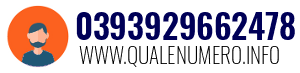 Numero di telefono 0393929662478 0393929662478