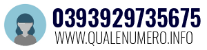 Numero di telefono 0393929735675 0393929735675