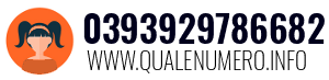 Numero di telefono 0393929786682 0393929786682