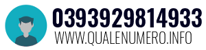 Numero di telefono 0393929814933 0393929814933