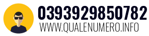 Numero di telefono 0393929850782 0393929850782