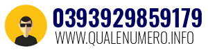 Numero di telefono 0393929859179 0393929859179