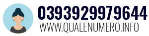 Numero di telefono 0393929979644 0393929979644