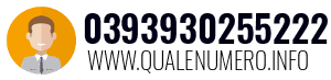 Numero di telefono 0393930255222 0393930255222