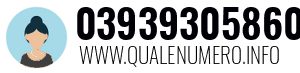 Numero di telefono 03939305860 03939305860