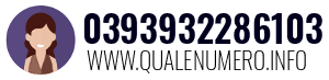 Numero di telefono 0393932286103 0393932286103