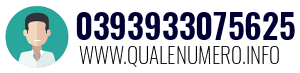 Numero di telefono 0393933075625 0393933075625