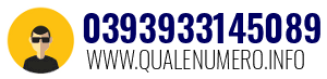 Numero di telefono 0393933145089 0393933145089