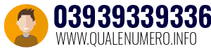 Numero di telefono 03939339336 03939339336