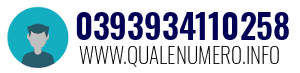 Numero di telefono 0393934110258 0393934110258