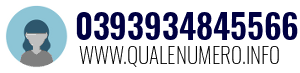 Numero di telefono 03939348455666 03939348455666