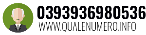 Numero di telefono 03939369805360 03939369805360