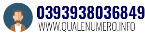 Numero di telefono 0393938036849 0393938036849
