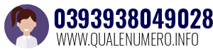 Numero di telefono 0393938049028 0393938049028