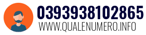 Numero di telefono 0393938102865 0393938102865