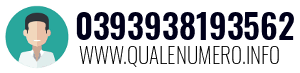 Numero di telefono 0393938193562 0393938193562