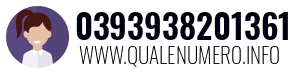 Numero di telefono 0393938201361 0393938201361