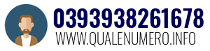 Numero di telefono 0393938261678 0393938261678