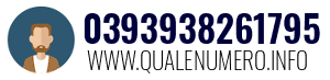 Numero di telefono 0393938261795 0393938261795