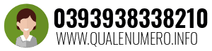 Numero di telefono 0393938338210 0393938338210