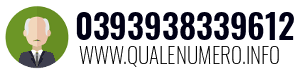 Numero di telefono 0393938339612 0393938339612