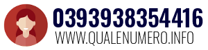 Numero di telefono 0393938354416 0393938354416