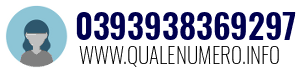 Numero di telefono 0393938369297 0393938369297
