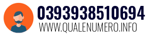 Numero di telefono 0393938510694 0393938510694
