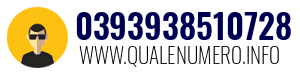 Numero di telefono 0393938510728 0393938510728